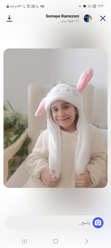 کلاه پمپی وچراغدار بچه گانه کار اورجینال رقص نور هفت رنگ